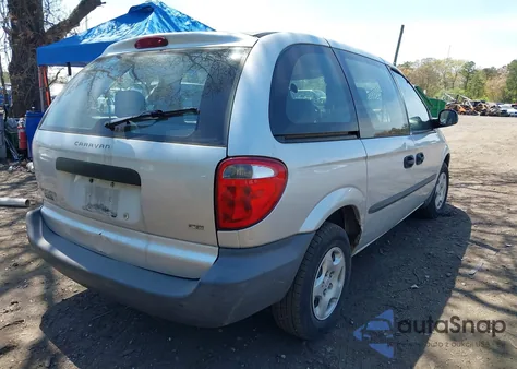 2003 Dodge Caravan Se из США, поврежденный, VIN 1D4GP25B93B168831